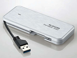 新品■ELECOM ESD-EC0960GWHR ポータブルSSD 960GB USB3.2(Gen1)対応 ケーブル収納 