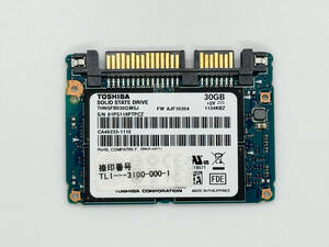 東芝 Half-Slim SATA SSD 30GB THNSFB030GMSJ　②