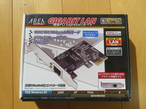 【新品】AREA GIGA(1000BASE-T) LAN増設カード ジーノ二世