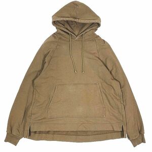 18SS ドリスヴァンノッテン DRIES VAN NOTEN オーバーサイズ スウェット パーカ プルオーバー トップス Oversized Hoody 茶色 ブラウン サ