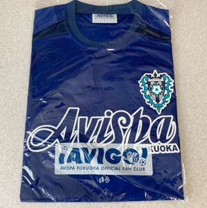 送料無料 新品 未使用 アビスパ福岡 ファンクラブ AVIGO 限定 ユニホーム Tシャツ Fサイズ フリーサイズ 着丈約80cm 身幅約57cm 売り切り