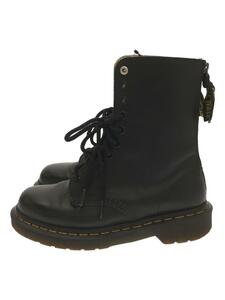 Dr.Martens◆21AW/レースアップブーツ/UK4/ブラック/レザー/ソール減り有