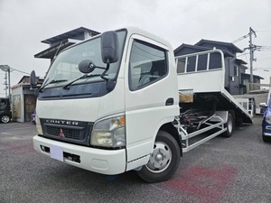 キャンター 5.2 ワイド 超ロング 高床 DX ディーゼル 積載車 リモコンキー