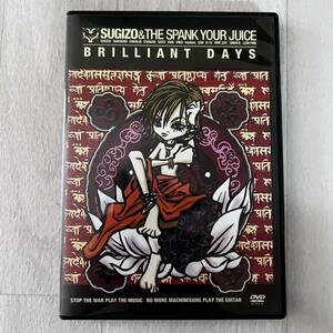 SUGIZO & THE SPANK YOUR JUICE BRILLIANT DAYS DVD