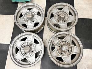 【T】★◆CROMODORA アルミホイール【14×6J 4H 114.3】4本セット USED イタリア製