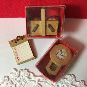 サンリオ◇リトルキティ◇ミニチュアコレクション◇miniature collection◇3点セット◇1976年◇昭和レトロ 旧ロゴ 当時物◇箱付き2点