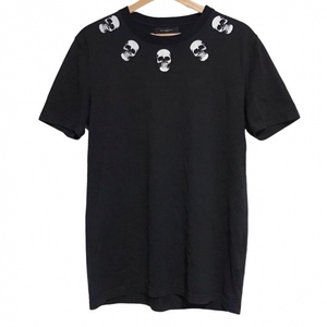 ジバンシー GIVENCHY 半袖Tシャツ サイズS - 黒×白 メンズ クルーネック/スカル トップス