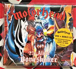 （ＣD+DVD）モーターヘッド/25 & Alive Boneshaker（輸入盤）国内プレイヤー再生可能・美品