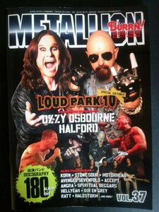 Ba1 06825 METALLION 37 BURRN! 2010年11月号臨時増刊 VOL.37 OZZY OSBOURNE/AVENGED SEVENFOLD/STONE SOUR/SPIRITUAL BEGGARS/HALFORD 他