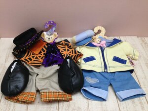 ◇ディズニー TDS ダッフィー ぬいぐるみコスチューム 2点 ハロウィンほか 4L77 【80】