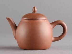 【K】煎茶道具 時代 唐物 朱泥 紫砂 急須 うぶだし品 e656