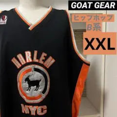 ゴートギア　バスケシャツ　ゲームシャツ　ヒップホップ　B系　HARLEM NYC