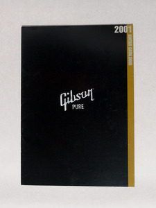 【中古：長期保管品：美品】Gibson GUITAR CATALOGUE 2001 カタログ ギブソン