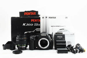 [良品] ペンタックス Pentax K20D デジタル一眼レフカメラ Smc DA 18-55mm F3.5-5.6 AL II #04509