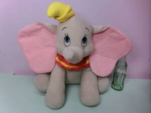 ディズニーワールド◆WDW ダンボ ぬいぐるみ人形 BIG35㎝ ビンテージ Dumbo Timothy 特大ゾウ stuffed animal USA ディズニーランド