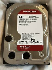 WD Red WD40EFAX 3.5インチ 4TB SATA HDD ハードディスクWestern Digital ウエスタンデジタル