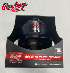 【送料無料】Rawlings ローリングス MLB Replica Helmet レプリカヘルメット ボストンレッドソックス スタンド付き 野球 rwmlbmr-bos