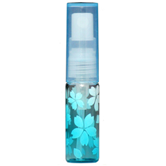 ヒロセ アトマイザー さくら咲く ガラスアトマイザー プラスチックポンプ 48175 (サクラ ブルー) 4ml HIROSE ATOMIZER 新品 未使用
