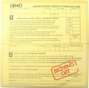 英 ダブ、レゲー　UB40　LP　Signing Off　LP 33RPMと12“ 45RPMの2枚組　1980年