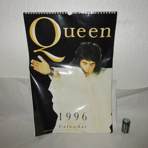 1996 クイーン Queen ポスターカレンダー フレディ ・ マーキュリー ブライアン ・ メイ ロジャー ・ テイラー ジョン ・ ディーコン