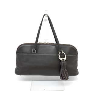 ◆FOXEY BOUTIQUE フォクシーブティック ハンドバッグ◆ ブラウン レザー レディース bag 鞄