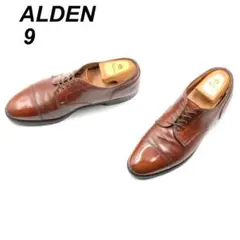 ALDEN オールデン 27cm 9 972 ストレートチップ 外羽根 茶