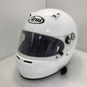 JT-4121 Arai/アライ SK-5 ホワイト Lサイズ 59-60cm 4輪用 カート フルフェイスヘルメット