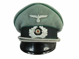 第二次大戦中実物　ドイツ陸軍　山岳部隊　EREL　将校用制帽