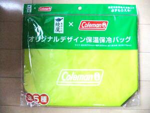 *非売品*綾鷹×Coleman オリジナルデザイン保温保冷バッグ♪コールマン イエロー★未開封