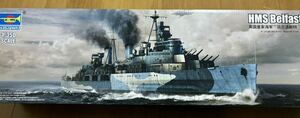 1/350 イギリス海軍軽巡洋艦 HMSベルファスト 1942 トランペッター