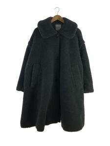 CLANE◆22AW/VOLUME FLARE BOA COAT/コート/2/ポリエステル/GRY/13104-0562