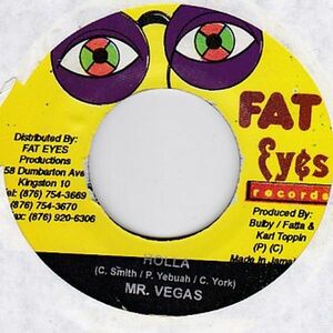 Epレコード　MR. VEGAS / HOLLA (CALLALOO BED)