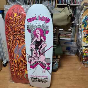 クルキッド限定ゲストモデル　KROOKED Lucero Guest Skateboard Deck 10.25 x 31 WHITE Variflex Gonz Pig Old Skoolマークゴンザレス