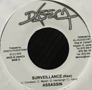 [ 7 / レコード ] Assassin / Surveillance ( Reggae / Dancehall ) ダンスホール レゲエ 