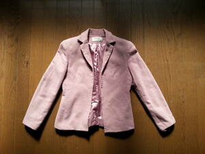 100%ウール ピンク スーツ おしゃれ フォーマル ジャケット Sサイズ XSサイズ