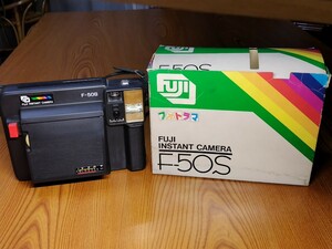 A896 富士フィルム Fuji instant camera F-50S ポラロイド インスタントカメラ 動作未確認 
