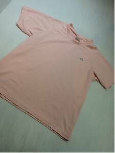 IGNIO イグニオ ジャパーナ ポリ100 グレー刺繍 Tシャツ ピンクM