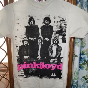 【服飾】 PINK FLOYD バンド Tシャツ ピンクフロイド ファイブマン T シャツ Sサイズ 着丈約70cm 身幅約40cm BIGプリント 当時物 レア _