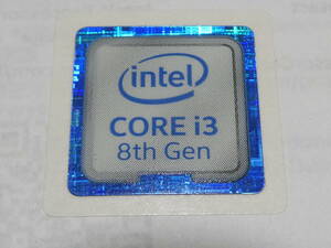intel CPU Core i3 ロゴエンブレム ステッカー ロゴラベル 「エンブレムシール」 231004303