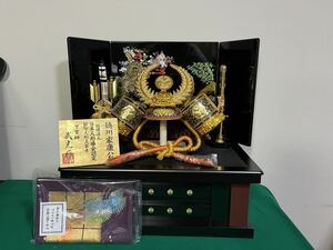 徳川家康公　甲冑師　武光作　時代甲冑 兜飾り 鎧飾り 端午の節句 五月人形 武者人形 こどもの日　コレクション 置物　20240210-13