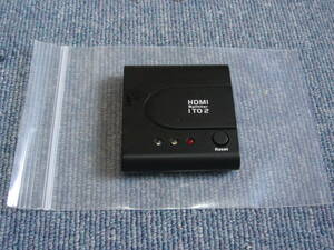 中古 HDMI Splitter スプリッター HDMI 1 TO 2 本体 ジャンク扱い