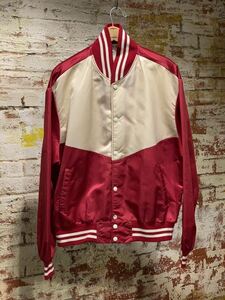 ~70s PYRAMID TWOTONE NYLON BASEBALL JACKET ヴィンテージ ビンテージ ツートン ナイロンジャケット スタジャン アメカジ 60s