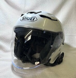 【中古品】SHOEI J-CruiseⅡ　Ｌサイズ　ルミナスホワイト　ショーエイ　ジェイクルーズ２