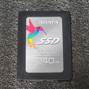ADATA SP550(ASP550-240GM-B) 240GB SATA SSD 正常品 2.5インチ内蔵SSD フォーマット済 PCパーツ 動作確認済 250GB 256GB