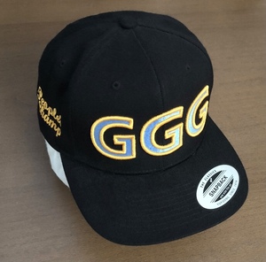 Gennady Golovkin キャップ 黒 GGG 刺繍 CAP 帽子 ボクシング 好きに も ゲンナジー ゴロフキン