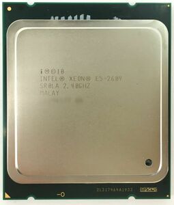 Intel CPU XEON E5-2609 ×1枚 2.40GHz SR0LA 4コア 4スレッド ソケット FCLGA2011 サーバー用 BIOS起動確認済【中古品】【送料無料】