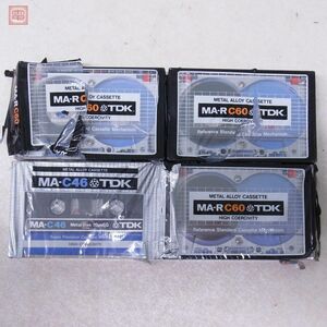 未開封 未使用 TDK MA-R C60 + MA-C46 カセットテープ メタルポジション Metal Position メタルテープ 60分 46分 まとめて4本セット【10