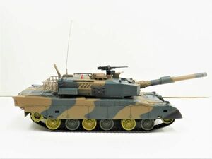 【赤外線バトルシステム付 対戦可能 塗装済み完成品 】Heng Long 2.4GHz 1/24 陸上自衛隊 90式戦車 ◎キューマル◎ ※3808-1/2