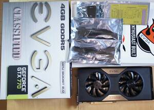 高性能！EVGA CLASSIFIED GTX770 GDDR5 4GB 4K・Metal対応 ベースクロック1156MHz 2009-2012MacPro 最新macOS Sonoma14.4.1まで対応