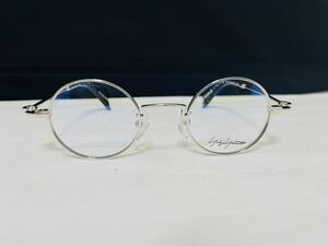 Yohji Yamamoto ヨウジ ヤマモト メガネフレーム YY1309 005 未使用 美品 伊達眼鏡 ラウンド サングラス 丸メガネ シルバー